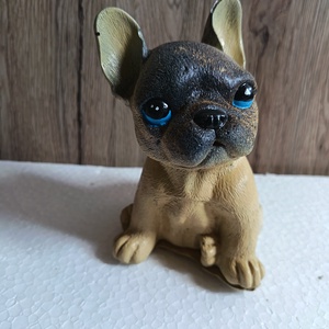 Francia bulldog , Otthon & Életmód, Dekoráció, Dekoratív figurák és szobrok, Kerámia, MESKA