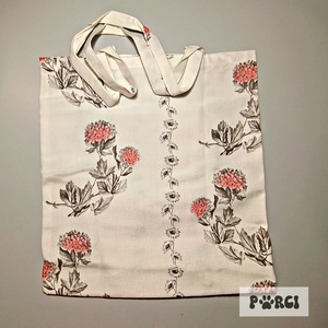 bevásárló szatyor-virág mintás - táska & tok - bevásárlás & shopper táska - shopper, textiltáska, szatyor - Meska.hu