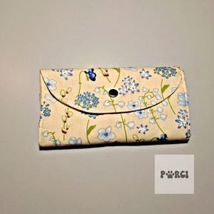 összehajtható szatyor - virágos - táska & tok - bevásárlás & shopper táska - shopper, textiltáska, szatyor - Meska.hu