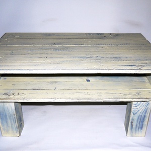 Shabby chic deszka dohányzóasztal -  - Meska.hu