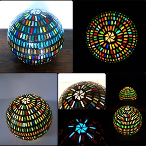 REKREDENC - Mozaik design gömb hangulatlámpa - otthon & lakás - lámpa - asztali lámpa - Meska.hu
