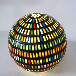 REKREDENC - Mozaik design gömb hangulatlámpa - otthon & lakás - lámpa - asztali lámpa - Meska.hu