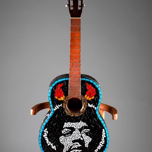 REKREDENC - Mozaikkal díszített gitár  -  - Meska.hu
