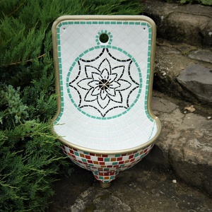 REKREDENC - White mandala mozaik dizájn falikút Jankovits felhasználó részére - Meska.hu