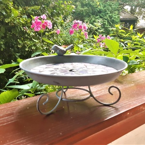 REKREDENC - Mozaikos madáritató 07. - otthon & életmód - ház & kert - madáretető & itató - Meska.hu