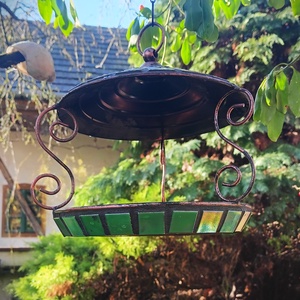 REKREDENC - Mozaikos, felfüggeszthető madáretető / madáritató (03) - otthon & életmód - ház & kert - madáretető & itató - Meska.hu