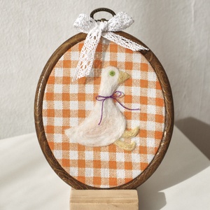 Kézzel nemezelt liba - Meska.hu