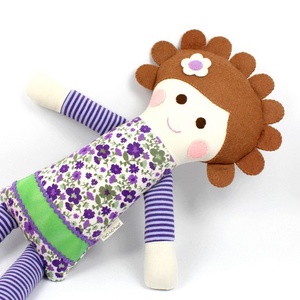 Lány Baba, Rongybaba, Játékbaba,  Textiljáték - Lujzi - játék & sport - baba & babaház - baba - Meska.hu