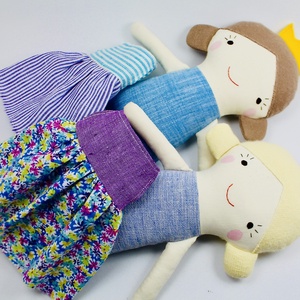 Királylány Baba, Rongybaba, Játékbaba,  Textiljáték -Pixie - játék & sport - baba & babaház - baba - Meska.hu