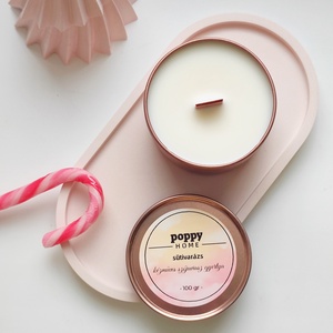 Sütivarázs fa kanócos szójaviasz illatgyertya - otthon & életmód - gyertya, illat, aroma - gyertya - Meska.hu