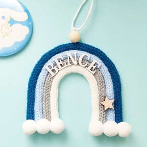 Óceán szivárvány falidísz - névre szóló S - baba - mama - babaszoba dekoráció - babanév dekoráció - Meska.hu