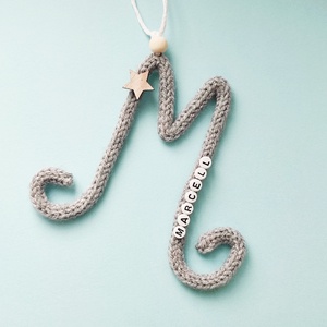 Kötött betű falidísz - névre szóló - otthon & életmód - babaszoba, gyerekszoba - babaszoba dekoráció - Meska.hu Kötött betű falidísz - névre szóló - otthon & életmód - babaszoba, gyerekszoba - babaszoba dekoráció - Meska.hu