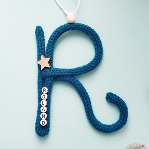 Kötött betű falidísz - névre szóló - otthon & életmód - babaszoba, gyerekszoba - babaszoba dekoráció - Meska.hu Kötött betű falidísz - névre szóló - otthon & életmód - babaszoba, gyerekszoba - babaszoba dekoráció - Meska.hu