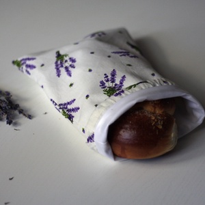 Frissentartó pékárutároló, kenyeres zsák PUL réteggel, S-es méret by PoppyTime - Meska.hu