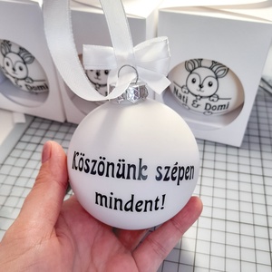 Karácsonyi gömb pedagógusoknak, óvónéniknek 1 db - karácsony - karácsonyi lakásdekoráció - karácsonyfadíszek - Meska.hu