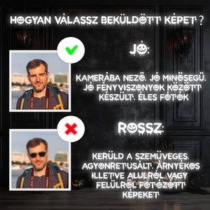 Páros Halloween Portré Fotóból - művészet - grafika & illusztráció - digitális - Meska.hu