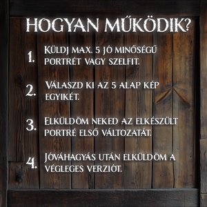 Egyedi Viking Portré Fotóból - művészet - grafika & illusztráció - digitális - Meska.hu