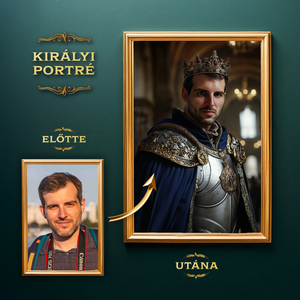 Királyi Portré a Fotódból (no.1), Művészet, Grafika & Illusztráció, Digitális, , MESKA
