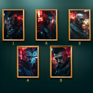 Cyberpunk 2077 Zsoldos Portré a Fotódból (No. 1), Ajándék Férfiaknak - művészet - grafika & illusztráció - digitális - Meska.hu