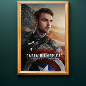 Amerika Kapitány Filmplakát a Fotódból - művészet - grafika & illusztráció - digitális - Meska.hu