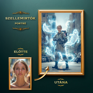 Szellemirtók Női Portré a Fotódból, Művészet, Grafika & Illusztráció, Digitális, , MESKA