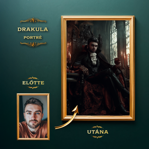 Drakula Portré a Fotódból, Művészet, Grafika & Illusztráció, Digitális, , MESKA