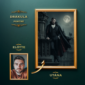 Drakula Portré a Fotódból, Művészet, Grafika & Illusztráció, Digitális, , MESKA