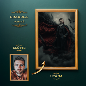 Drakula Portré a Fotódból, Művészet, Grafika & Illusztráció, Digitális, , MESKA