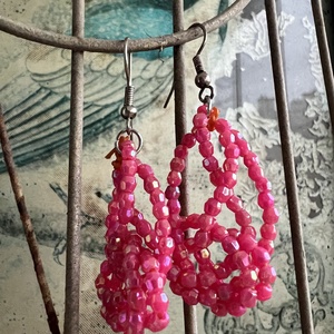 Gyöngyfonat  fülbevaló - Meska.hu