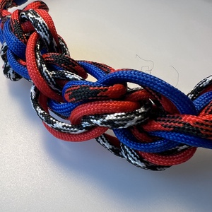 Paracord fonott nyaklánc  - ékszer - nyaklánc - medál nélküli nyaklánc - Meska.hu