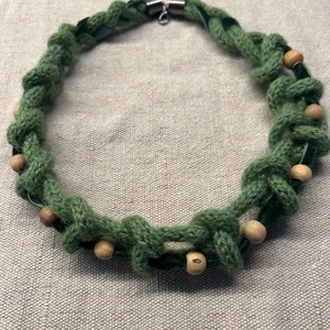 Téli kötött nyaklánc - Meska.hu