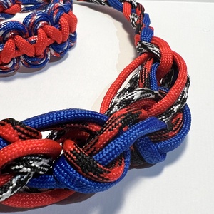 Csomózott paracord nyaklánc - ékszer - nyaklánc - medál nélküli nyaklánc - Meska.hu