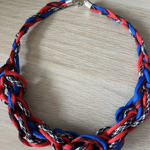 Csomózott paracord nyaklánc - ékszer - nyaklánc - medál nélküli nyaklánc - Meska.hu