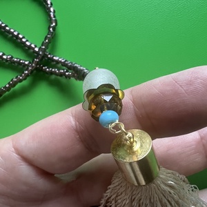 Gyöngy nyakl�nc bojttal - ékszer - nyaklánc - hosszú nyaklánc - Meska.hu