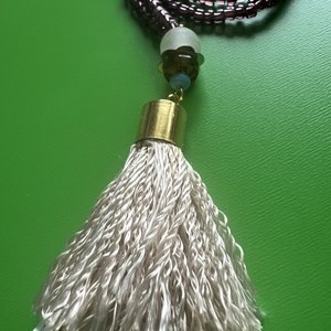 Gyöngy nyakl�nc bojttal - ékszer - nyaklánc - hosszú nyaklánc - Meska.hu