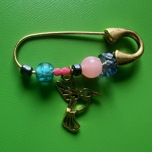 Kolibris kit�ző  - ékszer - kitűző és bross - Meska.hu