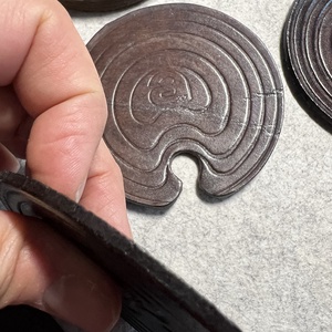 Bőr poháral�tet készlet - otthon & életmód - konyhafelszerelés, tálalás - tálalás - tányér- és poháralátét - Meska.hu