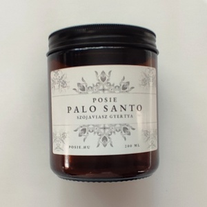 Palo Santo szójaviasz illatgyertya - otthon & életmód - gyertya, illat, aroma - gyertya - Meska.hu