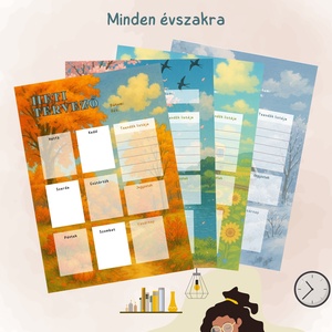Heti tervező 4 évszakra, Otthon & Életmód, Papír, írószer, Naptár & Tervező, Mindenmás, MESKA