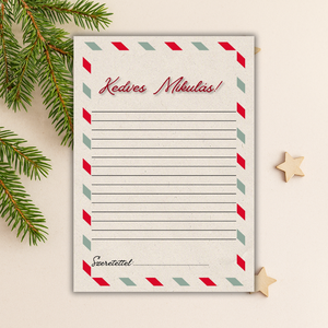Mikulás levél csomag - otthon & életmód - papír, írószer - egyedi szerkesztés - Meska.hu
