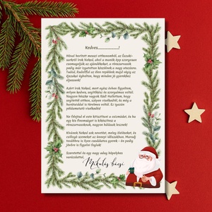 Mikulás levél és oklevél  - kellékek & szerszámok - papír - egyéb papír - Meska.hu