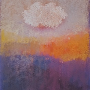 Egyszem felhő - színtanulmány - Meska.hu