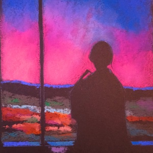 Alkonyat - szín/alak tanulmány - Meska.hu