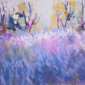 Nyár, Művészet, Festmény, Pasztell, Festészet, Fotó, grafika, rajz, illusztráció, MESKA