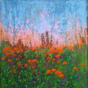 Vadvirágok, Művészet, Festmény, Pasztell, Festészet, Fotó, grafika, rajz, illusztráció, MESKA