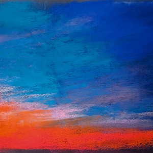 Felhők, Művészet, Festmény, Pasztell, Festészet, Fotó, grafika, rajz, illusztráció, MESKA