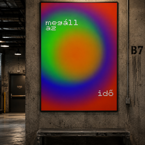 Megáll az idő poster, Művészet, Grafika & Illusztráció, Digitális, , MESKA