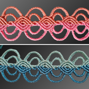 Többféle mikromakramé karkötő - választható színben, Ékszer, Karkötő, Fonott karkötő, Ékszerkészítés, Csomózás, MESKA