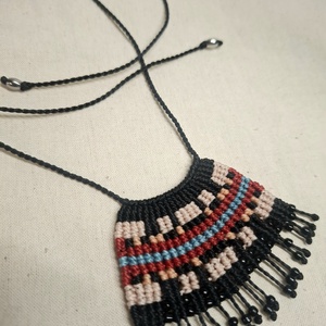 Egyedi rendelés - Mikromakramé nyakék - Meska.hu