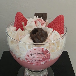 Habos Eperálom � Kézműves Szójaviasz Desszertgyertya - otthon & életmód - gyertya, illat, aroma - gyertya - Meska.hu